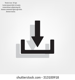 Download - vector icon 