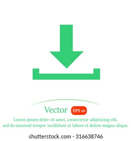 Download vector icon.