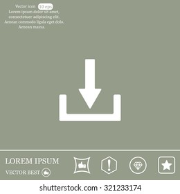 Download - vector icon 