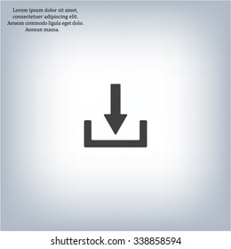 Download - vector icon 