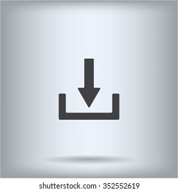 Download - vector icon 