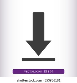 Download vector icon