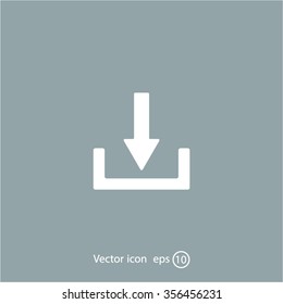 Download - vector icon 