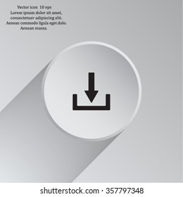 Download - vector icon 