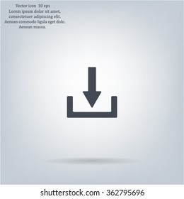 Download - vector icon 