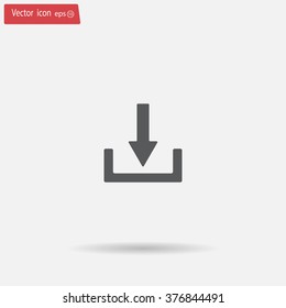 Download - vector icon 