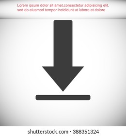 Download vector icon