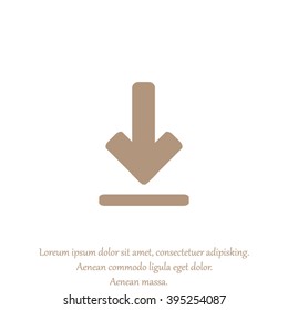 Download vector icon