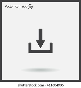 Download - vector icon 