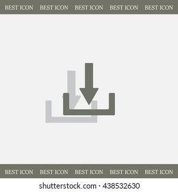 Download - vector icon 