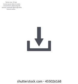Download - vector icon 