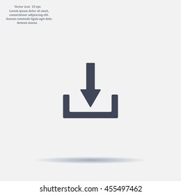 Download - vector icon 