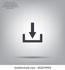 Download - vector icon 