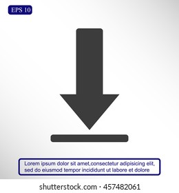 Download vector icon