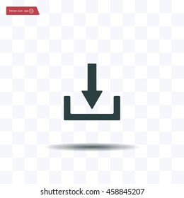 Download - vector icon 