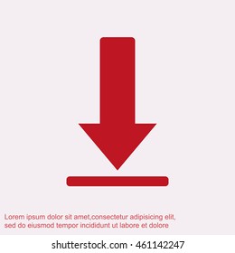 Download vector icon