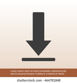 Download vector icon