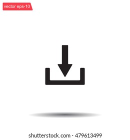 Download - vector icon 