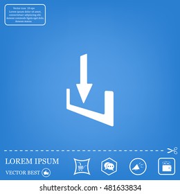 Download - vector icon 