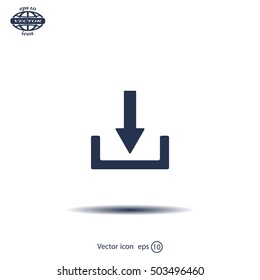 Download - vector icon 