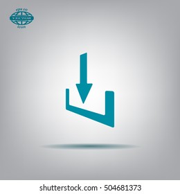 Download - vector icon 