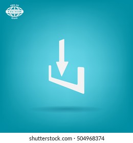 Download - vector icon 