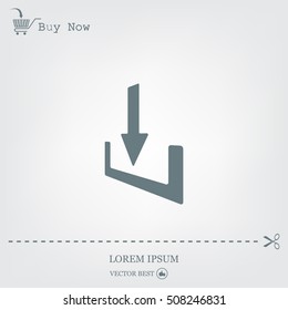Download - vector icon 