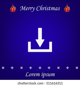 Download - vector icon 