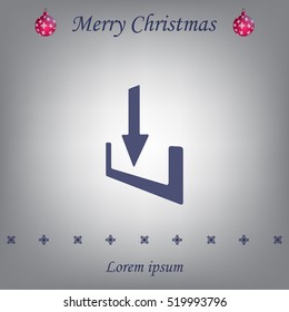 Download - vector icon 