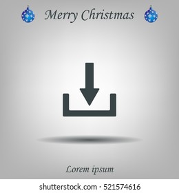 Download - vector icon 