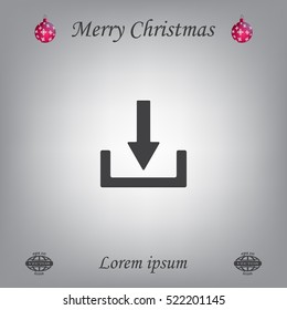 Download - vector icon 