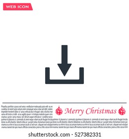 Download - vector icon 