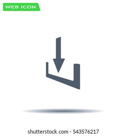 Download - vector icon 