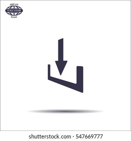 Download - vector icon 