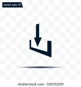 Download - vector icon 