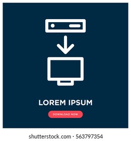 Download vector icon