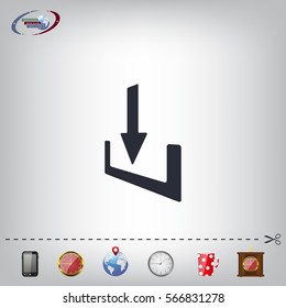 Download - vector icon 