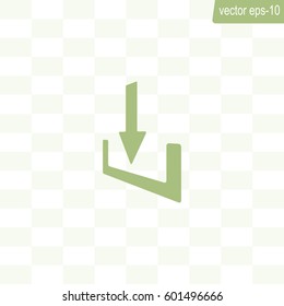 Download - vector icon 