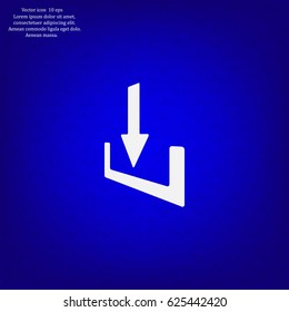 Download - vector icon 