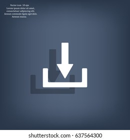 Download - vector icon 
