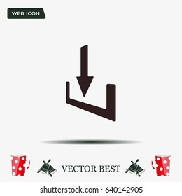Download - vector icon 