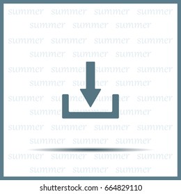Download - vector icon 