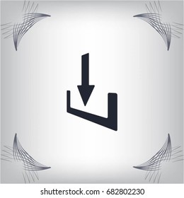 Download - vector icon 