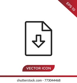 Download vector icon.