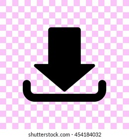 download vector icon - black illustration