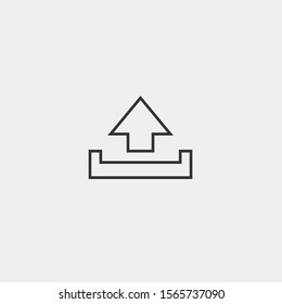 download vector icon flat isolated sign