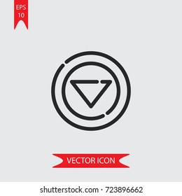 Download vector icon, illustration symbol