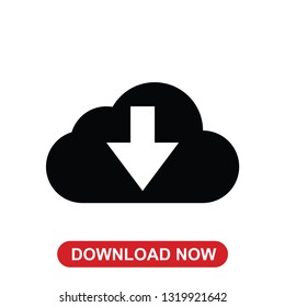 Download vector icon, install symbol. Modern, simple flat vector illustration for web site or mobile app - Vector