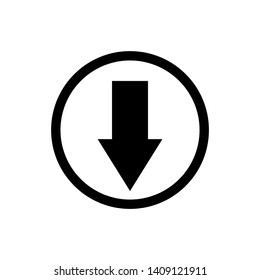Download vector icon, install symbol. Modern, simple flat vector illustration
