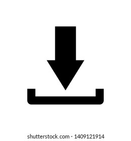 Download vector icon, install symbol. Modern, simple flat vector illustration
